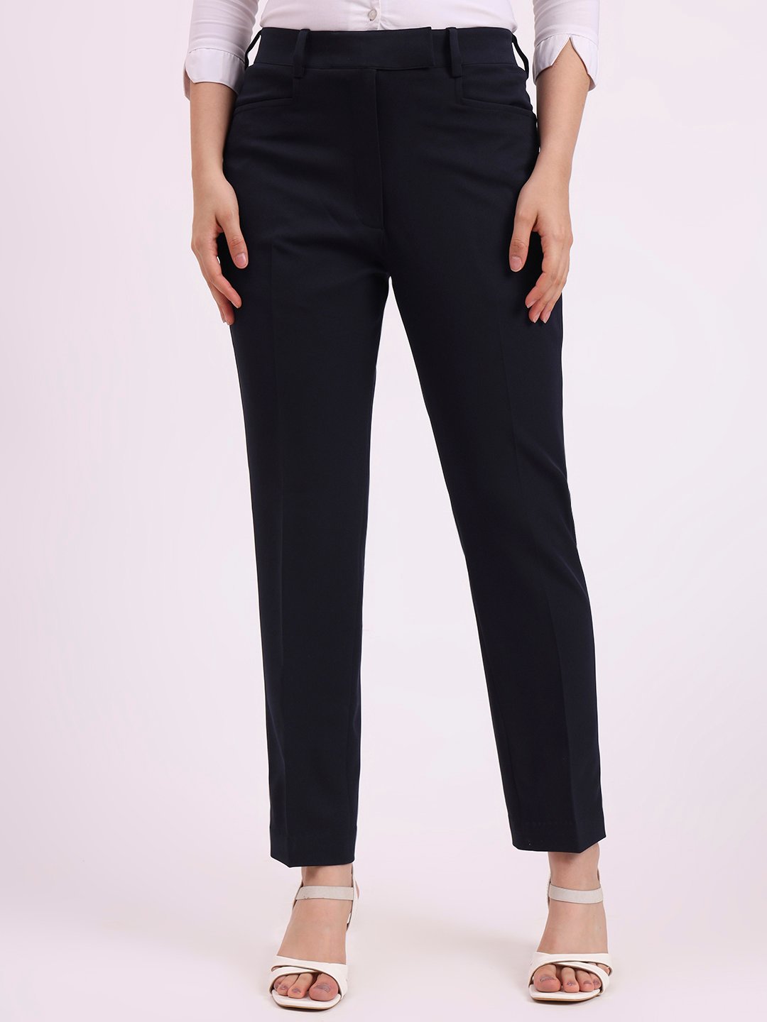 Apsra Boutique Blue Regular Fit Women’s Pant – Office & Casual Wear